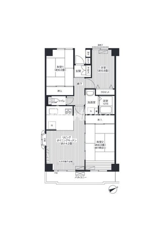 ステラメゾン大森の物件間取画像
